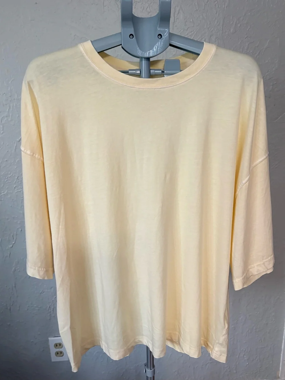 Free People We The Free Perfect Oversized Tee XL Perfect Flan NWOT